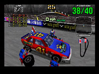 une photo d'Ã©cran de Daytona USA sur Sega Saturn